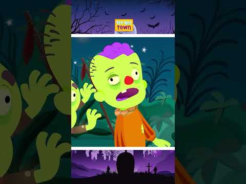 Spooky Down By The Bay With Zombies #shorts #teeheetown #kidssongs #hooplakidz