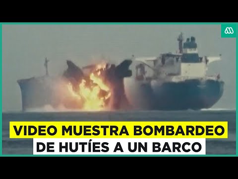 Tensión en Medio Oriente: Video muestra a los hutíes atacando un barco en el Mar Rojo