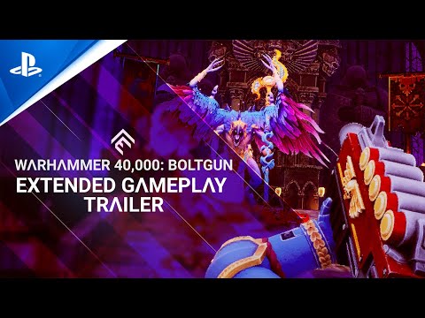 Warhammer 40,000: Boltgun - Extended Gameplay Trailer | PS5 & PS4 Games