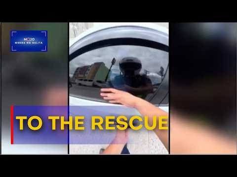 Mga pulis sa Pampanga, pinuri sa mabilis na pagresponde sa hinimatay na driver | Mukha ng Balita
