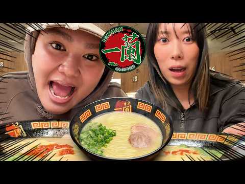 【人生初】アポなしで相方誘って初めての『一蘭』でラーメン爆食いしてきた最高！！！