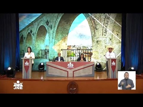 Perú: Último debate presidencial entre Keiko Fujimori y Pedro Castillo