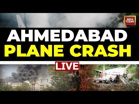 LIVE: Ahmedabad Airplane Crash News | Air India Plane Crash Updates | Gujarat News | Plane Crash