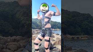 無人島で「HOT LIMIT」踊ってるヤバいゲーム実況者がいるんだけどwww【T.M.Revolution】よろずや🍭 #shorts #d