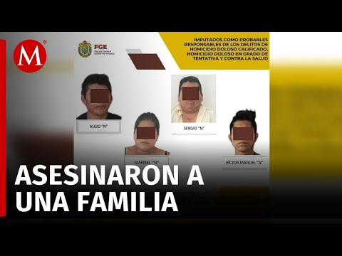 Cinco detenidos por asesinato de familia en Veracruz