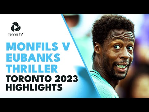 Gael Monfils THRILLER vs Christopher Eubanks 🍿 | Toronto 2023 Highlights