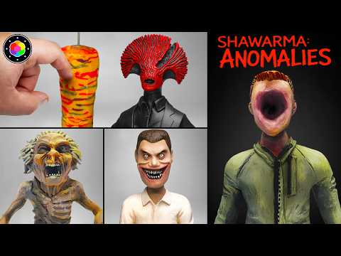 CONOCE SHAWARMA ANOMALIES! Nunca pidas comida a las 12pm... Esculturas plastilina| PlastiVerse
