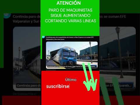 PARO DE TRENES PARA MAÑANA LUNES EN VARIAS LINEAS