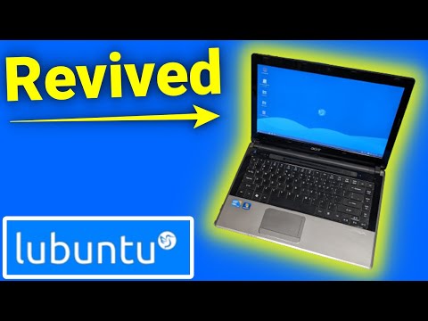 Lubuntu Linux Install on an Acer Aspire - Reviving an Old Laptop Computer