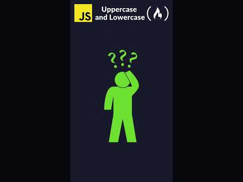 JavaScript Tutorial: Convert to Uppercase and Lowercase