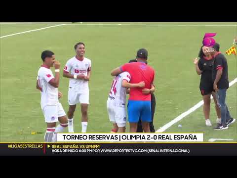 ¡PARTIDAZO! Olimpia 2 - 0 Real España | Jornada 15 - Clausura 2023 | Torneo de Reservas