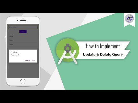 How to Implement Update & Delete Firebase Query in Android Studio | Update&Delete | Android Coding
