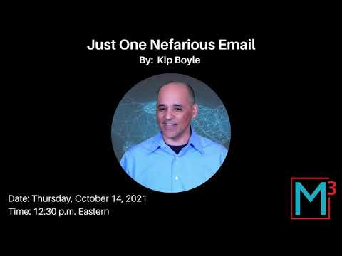 M3AAWG 53rd Promos: Just One Nefarious Email