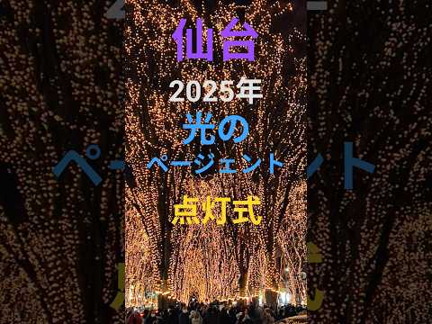 2025年仙台光のページェント点灯式#shorts