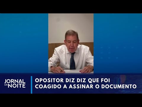 González diz que foi coagido em carta que reconhece vitória de Maduro