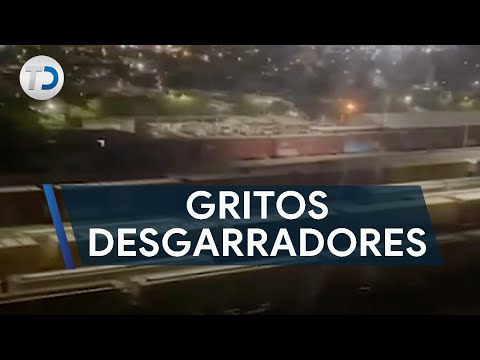 Captan gritos desgarradores de una mujer en un vagón