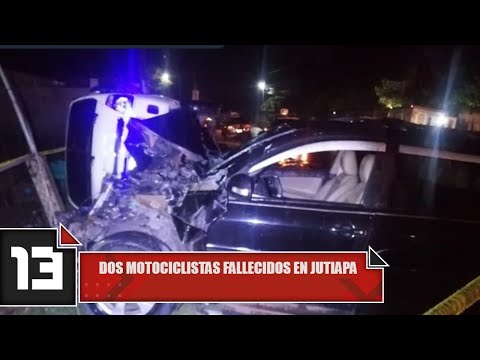 Dos motociclistas fallecidos en Jutiapa