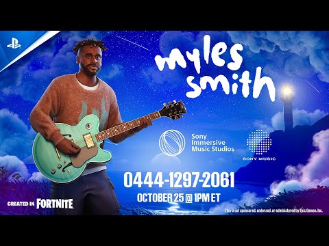 Fortnite - Myles Smith Concert | PS5 & PS4