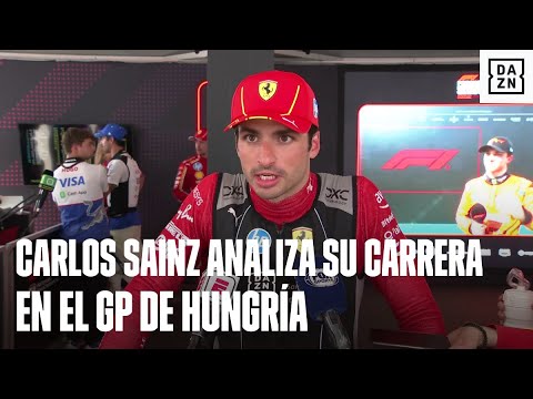 Carlos Sainz explica su salida del GP de Hungría: Me han resbalado las ruedas y no he traccionado