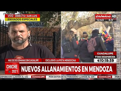 Caso Guadalupe: Continúan las investigaciones en San Luis y Mendoza