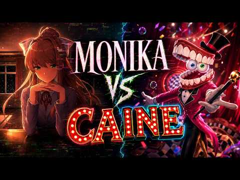 [Doki Doki Literature Club Vs The Amazing Digital Circus] Monika Vs Caine | Rap Battle