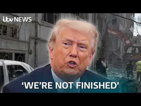 Trump's warning for Iran if they don't agree a ceasefire deal