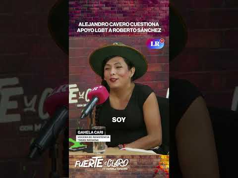 ALEJANDRO CAVERO CUESTIONA APOYO LGBT A ROBERTO SÁNCHEZ #shorts