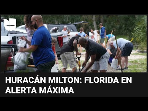 Florida, en alerta máxima por el huracán Milton: preparan la mayor evacuación desde 2017