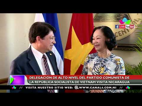 Delegación del Partido Comunista de la República Socialista de Vietnam visitan Nicaragua
