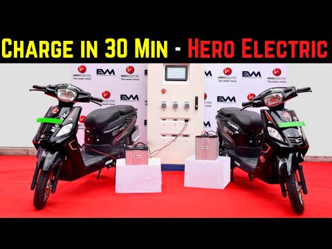 Hero Electric Scooters Charge in 30 Minutes - EV News 112