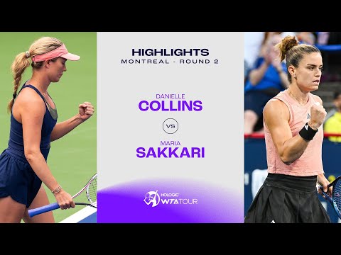 Danielle Collins vs. Maria Sakkari | 2023 Montreal Round 2 | WTA Match Highlights