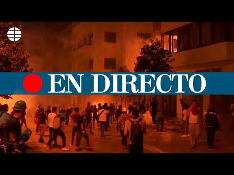 EN DIRECTO LÍBANO: Violentas manifestaciones en Beirut