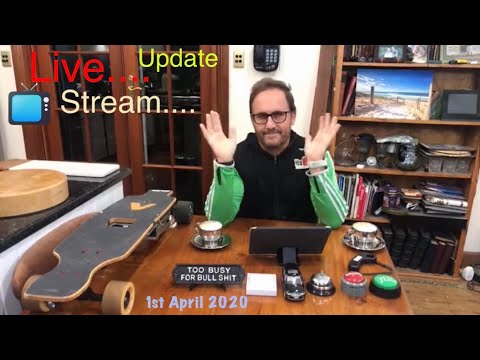 Live Stream Broadcast No.1 - 1st April 2020 Update - Andrew Penman EBoard Reviews