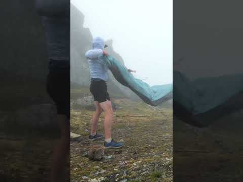 Camping in the clouds in Norway #hiking #lofoten #norway #solohiking #travel #explore  #mountains