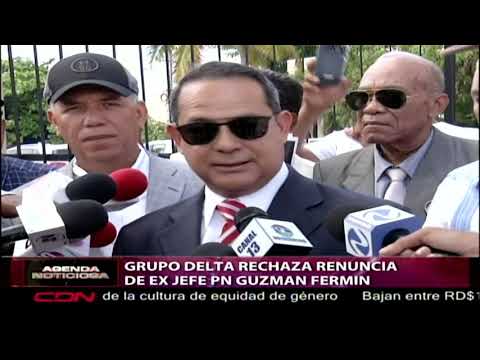 Grupo Delta rechaza renuncia de exjefe PN, Guzmán Fermín