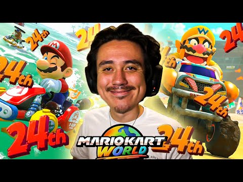 マリオカートワールド、、普通のレースがまじで不可能ですww (下手くそ)