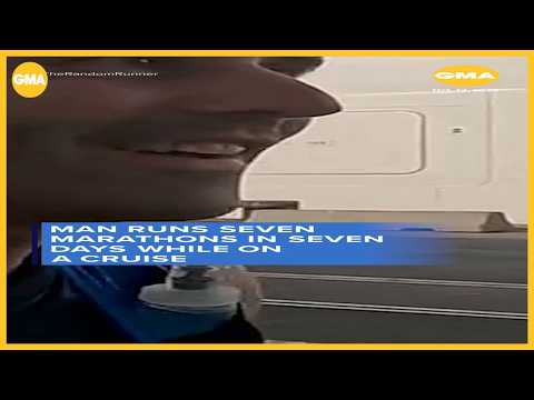 Man boards cruise ship to run 7 marathons in 7 days