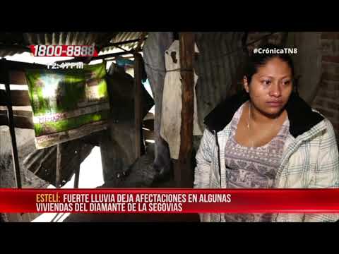 Estelí: Fuertes lluvias dejaron daños en viviendas - Nicaragua