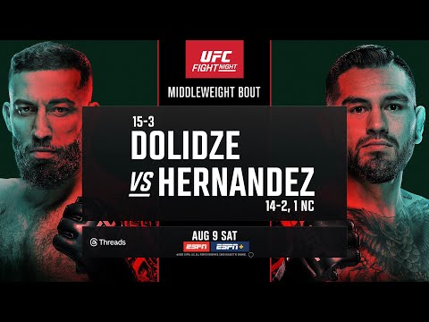 UFC Vegas 109i: Dolidze vs Hernandez - August 9th | Fight Promo