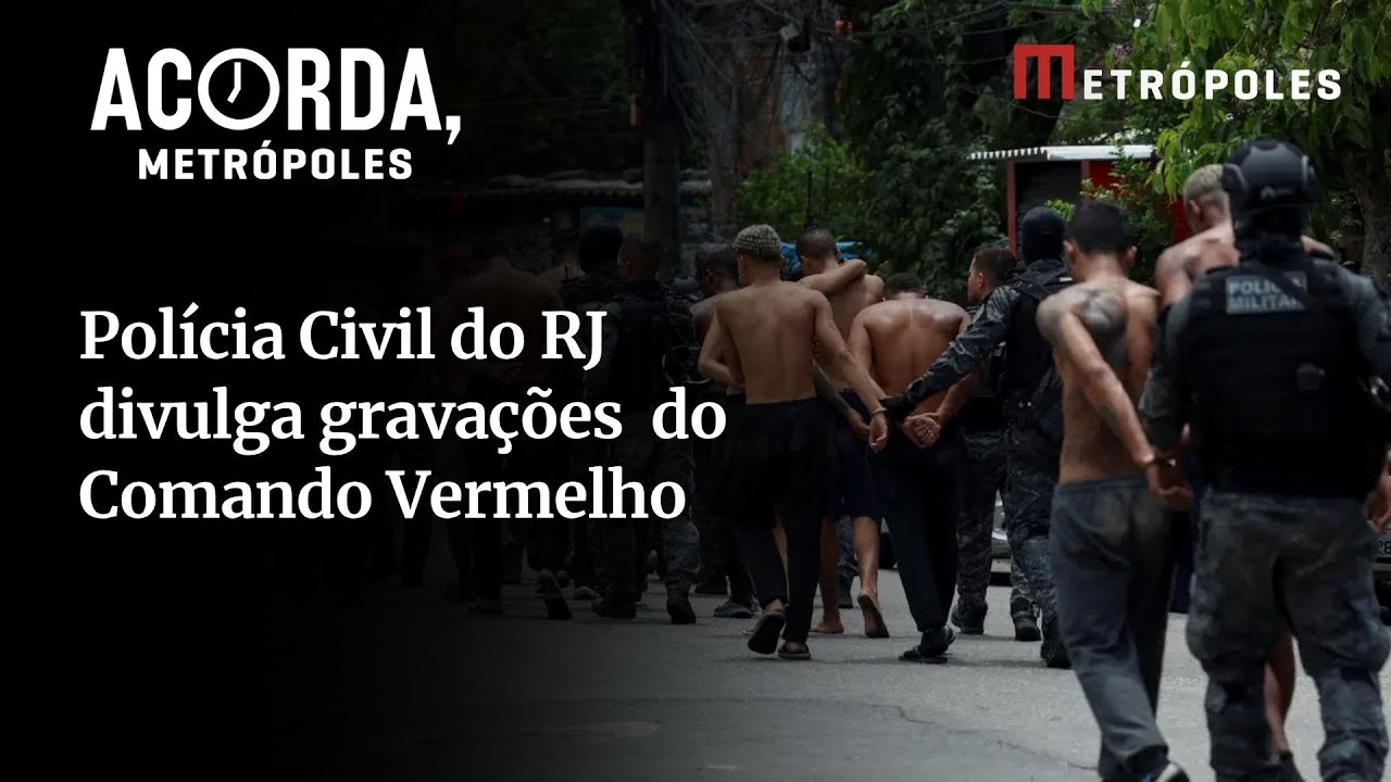 Polícia expõe áudios do Comando Vermelho planejando atacar policiais TV Online Polícia expõe áudios do Comando Vermelho planejando atacar policiais