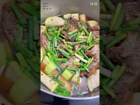 Cá rô kho bầu ngày lễ món t37 #food #shorts
