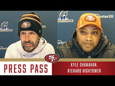 Kyle Shanahan, Richard Hightower Discuss NFC Championship vs. Rams | 49ers video clip