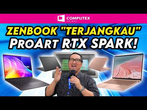 ASUS Pamer AI Offline Baru dan Zenbook yang Lebih Terjangkau di Computex 2026