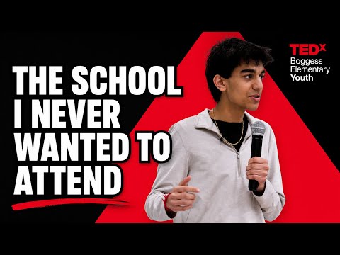 The School I Never Wanted to Attend | Aayush Patel | TEDxBoggess Elementary School