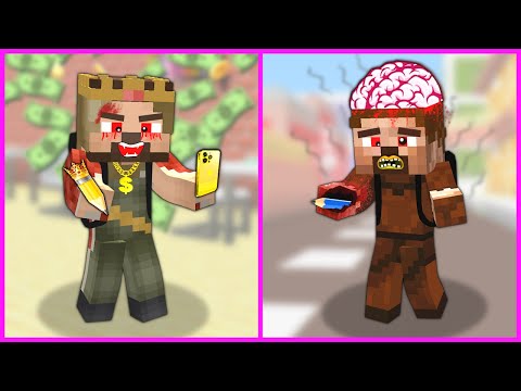 FAKİR ZOMBİ ÖĞRENCİ VS ZENGİN ZOMBİ ÖĞRENCİ 😱 - Minecraft