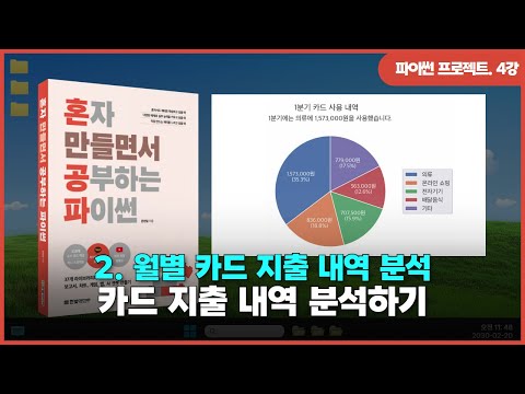 [파이썬 프로젝트] Ch 02. 월별 카드 지출 내역 분석 | ②카드 지출 내역 분석하기(엑셀 파일 취합하기)