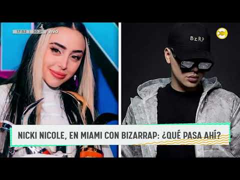 Nicki Nicole en Miami con Bizarrap, ¿qué pasa ahí? ?DPZT? 20-02-24