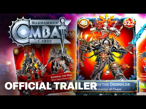 Warhammer Combat Cards - Official Abaddon The Despoiler Reveal Trailer | Skulls 2024