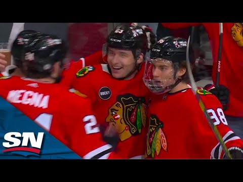 Blackhawks Bedard Sets Up Kurashevs Tap-In To Notch Assist In Return From Injury