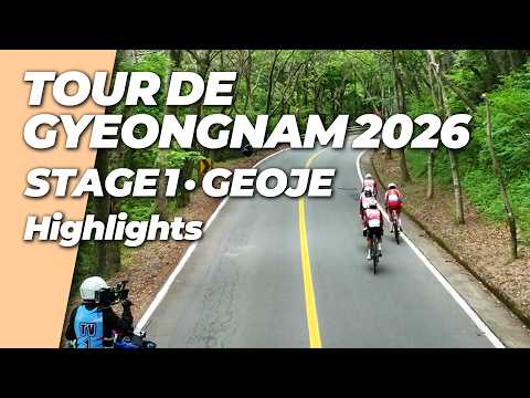 HIGHLIGHTS | Stage 1 GeoJe - <strong>Tour</strong> <strong>de</strong> Gyeongnam 2026 | 투르드경남 2026 | #TdGN2026